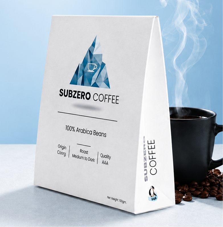 Freshly Roasted Arabica Coffee Beans — Single Origin Coorg, 150g